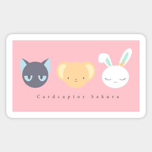 Cardcaptor Sakura - the plushies trio! Magnet